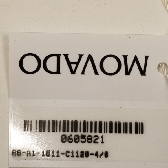 MOVADO WOMEN ONO GOLD PLATED STAILESS STEEL 6 DIAMOND SWISS WATCH Fresh Battery - Picture 10 of 15